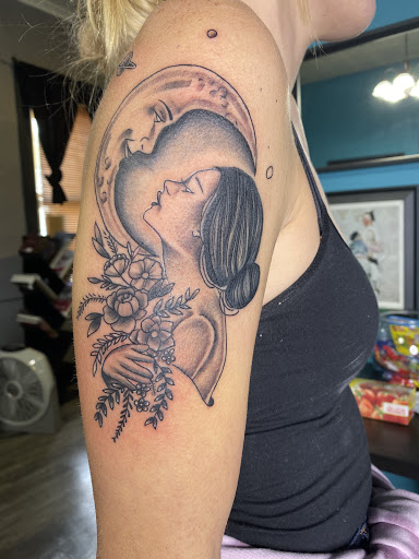 Explore mens cross tattoo ideas, creative tattoo ideas in Ottawa, available at Dreams & Themes Tattoo Studio