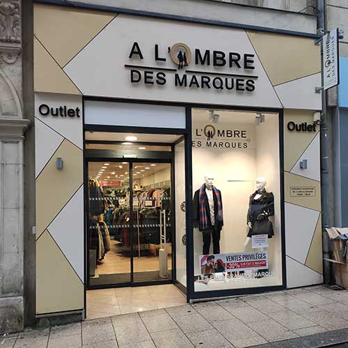 Magasin de vêtements À l'Ombre des Marques | Angers Angers