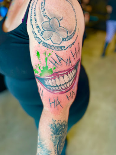 Explore back of neck tattoo ideas, creative tattoo ideas in Great Falls, available at Alpha Tattoos & Piercings