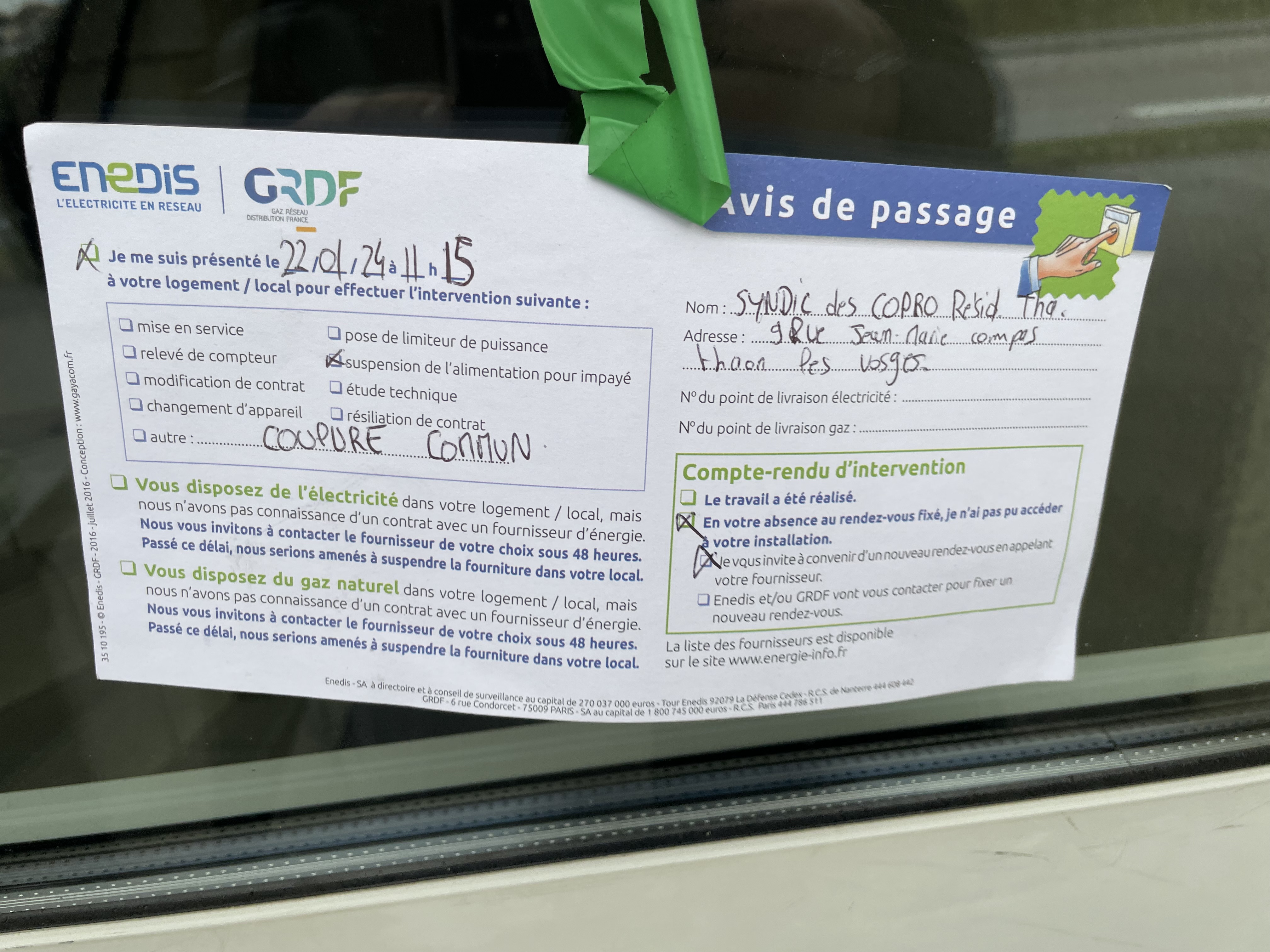 Photo n° 1 de l'avis de Eric.A fait le 06/05/2023 à 08:47