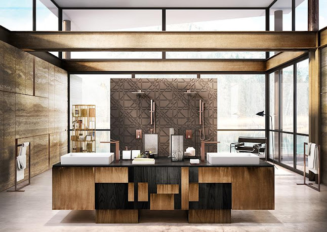 LEOSKA furniture Geneva bathrooms