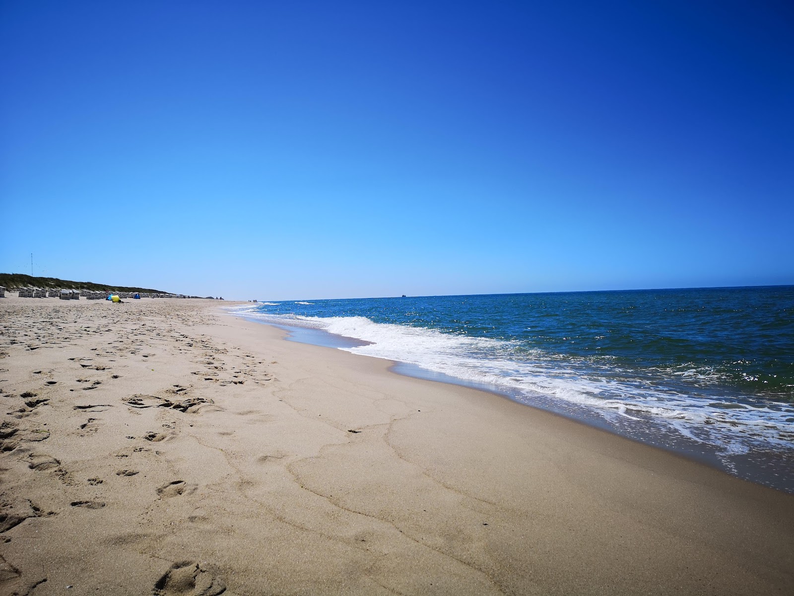Foto di Samoa Nudist Beach con una superficie del sabbia beige