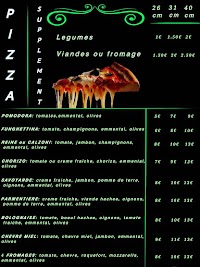 Pizzaiolo à Montauban carte