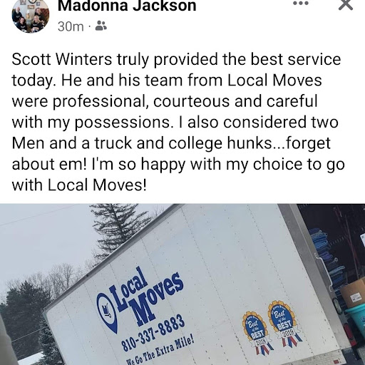 Moving and Storage Service «Local Moves», reviews and photos, 1766 S Elba Rd, Lapeer, MI 48446, USA