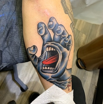 Explore odesza tattoo ideas, creative tattoo ideas in Frisco, available at Frisco Tattoo Company - Steel PaintBrush