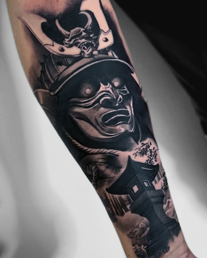 Explore inner arm cover up tattoo ideas, creative tattoo ideas in Hilo, available at Nerdy Neely Studio