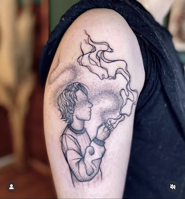 Milda Mano tattoos à Soorts-Hossegor
