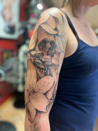 Explore back arm tattoo ideas, creative tattoo ideas in Rapid City, available at Convicted Designs Tattoo & Piercing