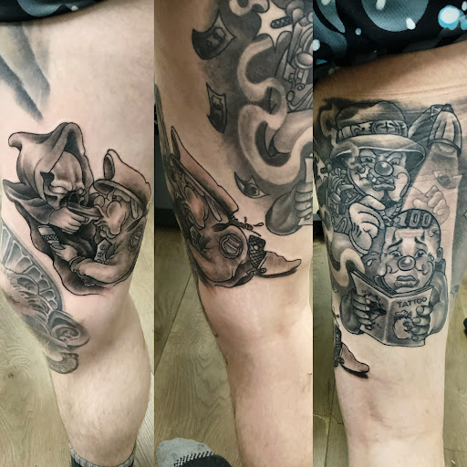 Explore little ghost tattoo ideas, creative tattoo ideas in Springfield, available at Red Tip Tattoos