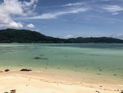 Photo de Anse Boileau Beach avec rivage droit, long