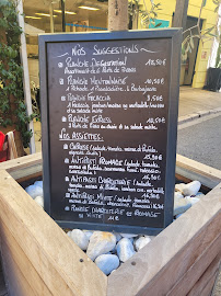 Menu du Sini à Menton