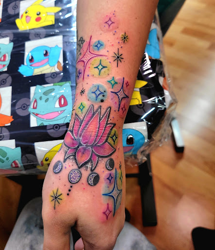 Explore david and goliath tattoo ideas, creative tattoo ideas in Benton, available at Spectrum Tattoo