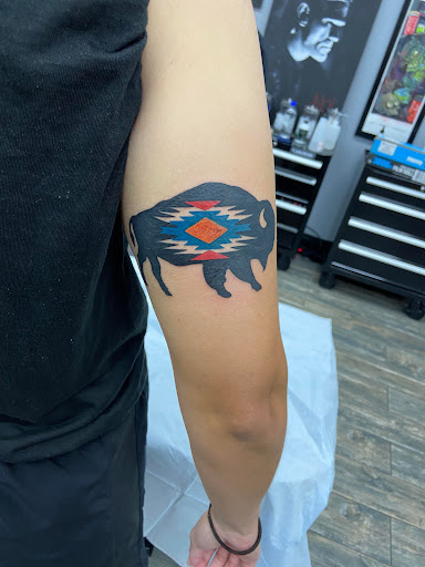 Explore panda bear tattoo ideas, creative tattoo ideas in El Paso, available at American Tattoo Society of Ft Bliss