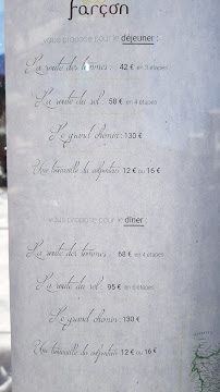 Menu du Restaurant le Farçon à Courchevel