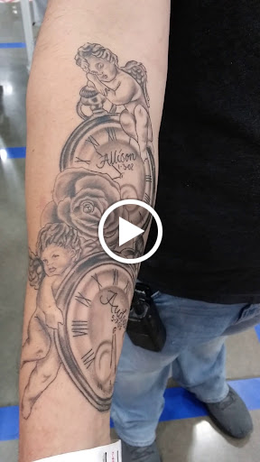 Explore angel tattoo ideas, creative tattoo ideas in East Chicago, available at East Chicago Ink