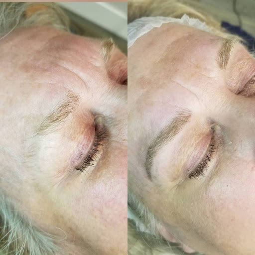 Explore travis scott tattoo idea, creative tattoo ideas in Peoria Heights, available at BeautiFULL Brows By Jen Microblading - Permanent Makeup Wild Honey Beauty Studio