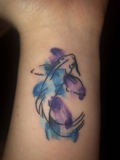 Explore men's family sleeve tattoo ideas, creative tattoo ideas in Arlington, available at Urbans Tattoo & Piercing Studio