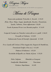 Carte du Ristorante Pizzeria Regina Major à Manerbio