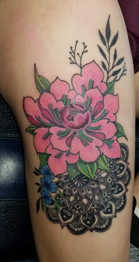 Explore mother daughter and son tattoo ideas, creative tattoo ideas in Waterloo, available at Friki Tiki Tattoo and Gallery