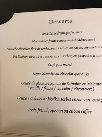 Restaurant français Le Petit jardin à Villeneuve-d'Ascq (le menu)