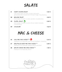 Restaurant de hamburgers Bombastic Burger à Bad Windsheim (le menu)