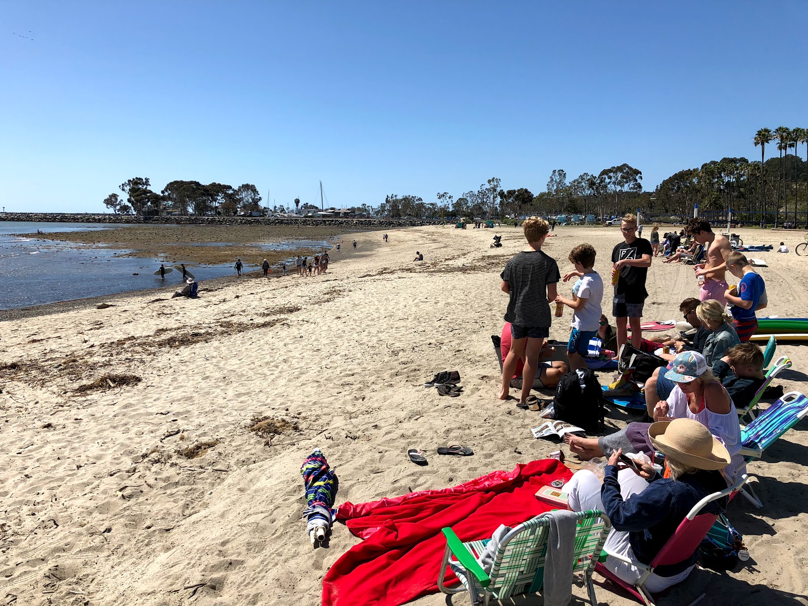 Photo of Doheny beach and the settlement