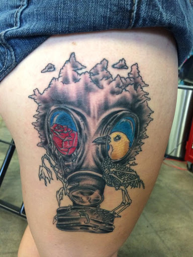 Explore flower arm tattoo ideas, creative tattoo ideas in Nampa, available at Temptation Tattoo & Body Piercing