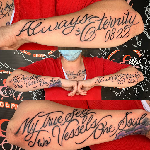 Explore small metal tattoo ideas, creative tattoo ideas in Denver, available at Endless Ink Tattoo & Piercing