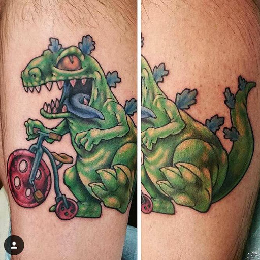 Explore skyrim tattoo ideas, creative tattoo ideas in Wilmington, available at Poppycock Tattoo & Piercing