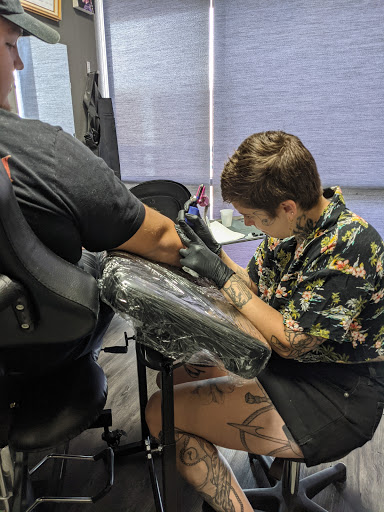 Explore leaf tattoo ideas, creative tattoo ideas in Dallas, available at The Henderson Collective