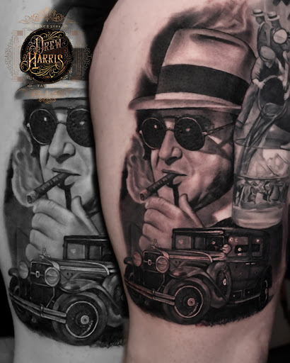 Explore under buttocks tattoo ideas, creative tattoo ideas in West Chester, available at Double Diamond Tattoos