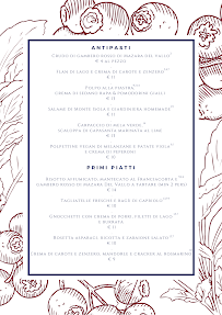 Menu du Ristorante La Pernice à Sulzano