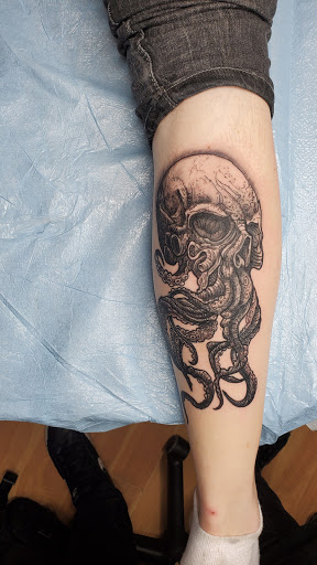 Explore morticia and gomez tattoo ideas, creative tattoo ideas in Palm Coast, available at Devoted Tattoo Studio