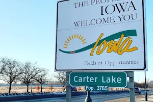 Iowa Welcome Sign (Southbound) image