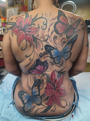 Find female breast tattoo ideas for your next unique tattoo in Charleston at Broken Lantern Tattoo