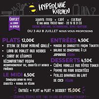 Hypsoline Kitchen à Niort carte