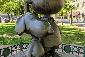 Snoopy and Charlie Brown Sculpture image
