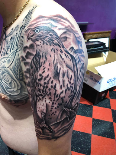 Explore sniper tattoo ideas, creative tattoo ideas in Lewiston, available at Artistic Soul Tattoos