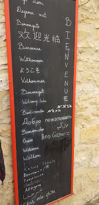 menu du restaurants Table De Jean à Coly-Saint-Amand