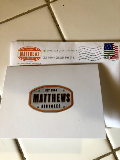 Bicycle Store «Matthews Bicycle Mart Inc», reviews and photos, 7272 Pendleton Pike, Indianapolis, IN 46226, USA