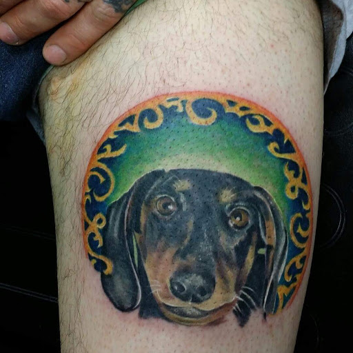 Explore hitchhiker's guide to the galaxy tattoo ideas, creative tattoo ideas in Helena, available at Dermawerx Custom Tattoo