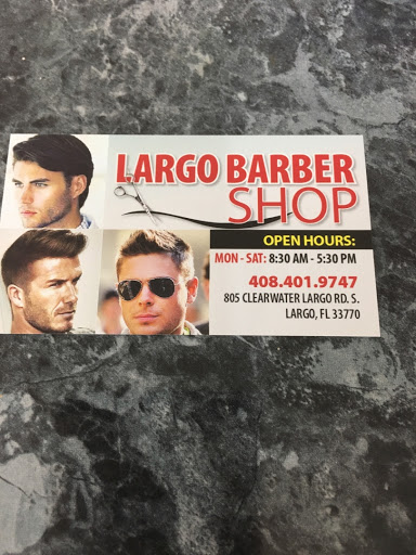 Barber Shop «Largo Barber Shop», reviews and photos, 805 Clearwater Largo Rd S, Largo, FL 33770, USA