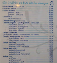 Crêperie de Lodonnec Sas Dreau à Loctudy menu