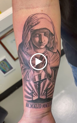 Explore black veil brides tattoo ideas, creative tattoo ideas in Marietta, available at Monkeys Uncle Tattoo