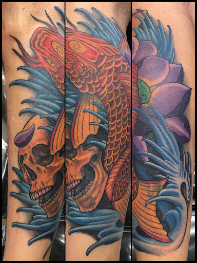 Explore tattoo ideas for back of shoulder, creative tattoo ideas in Enid, available at Culture Tattoo