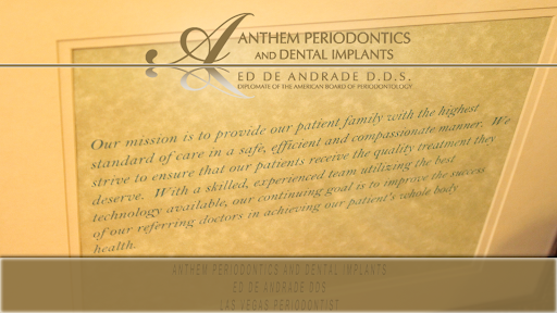 Dr Ed DeAndrade : Anthem Periodontics and Dental Implants
