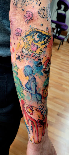 Explore egyptian chest tattoo ideas, creative tattoo ideas in Benton, available at Spectrum Tattoo