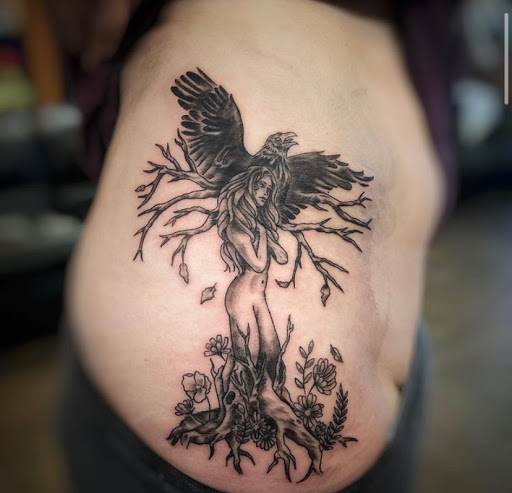Explore music tattoo ideas sleeve, creative tattoo ideas in Meridian, available at Meridian Tattoo
