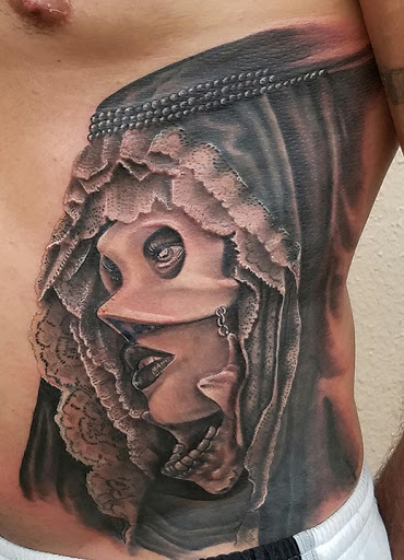 Explore peony tattoo ideas, creative tattoo ideas in Scottsdale, available at Club Tattoo