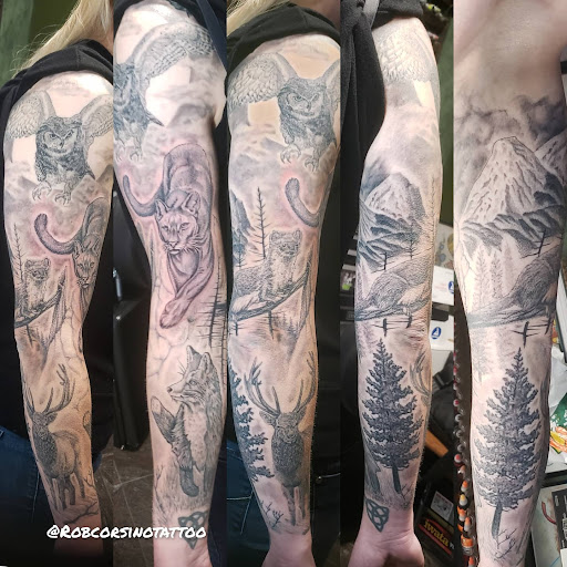 Explore family birth flower tattoo ideas, creative tattoo ideas in Lagrangeville, available at Black Cherry Tattoo Studio NY